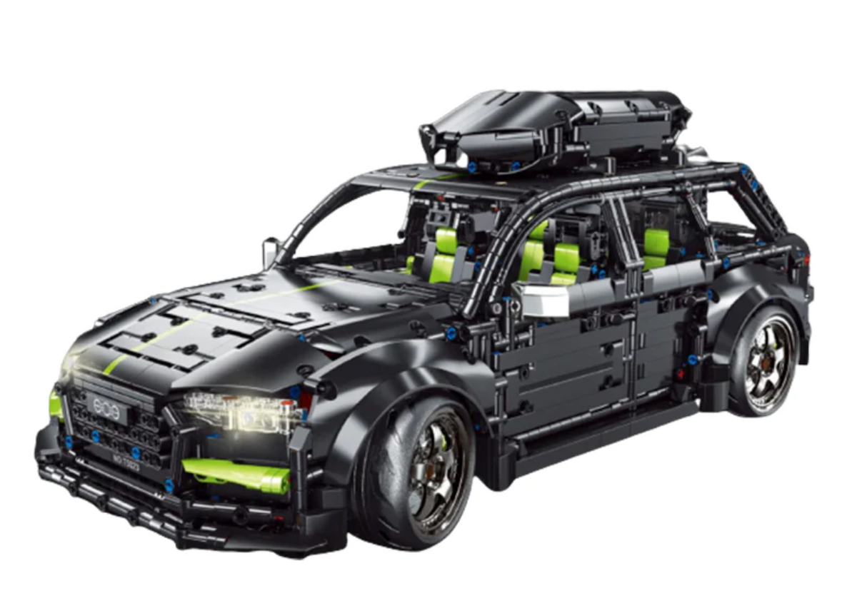 Audi RS6 Auto MOC Brick Set – Toy Brick Lighting