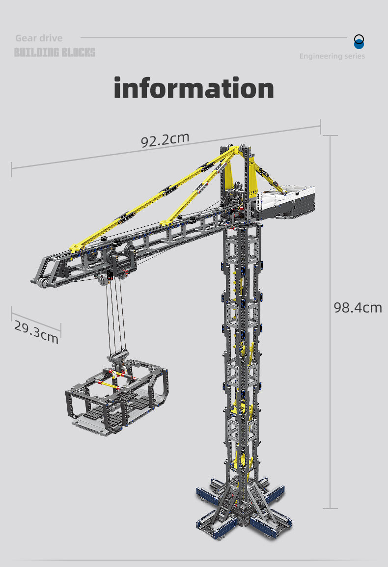 Tower Crane Lego Mobile Crane Moc LEGO City Yellow Mobile