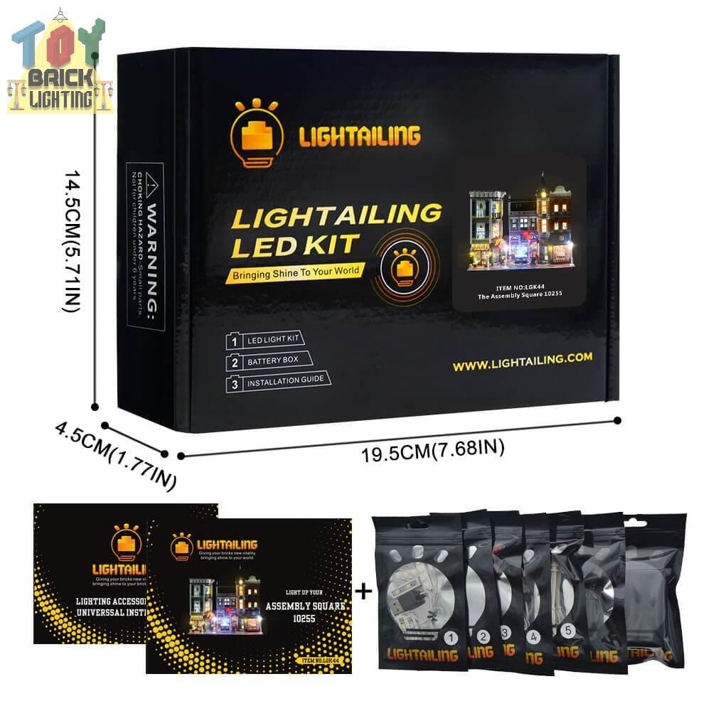 LED Light Kit For LEGO® Assembly Square (10255) - Toy Brick Lighting