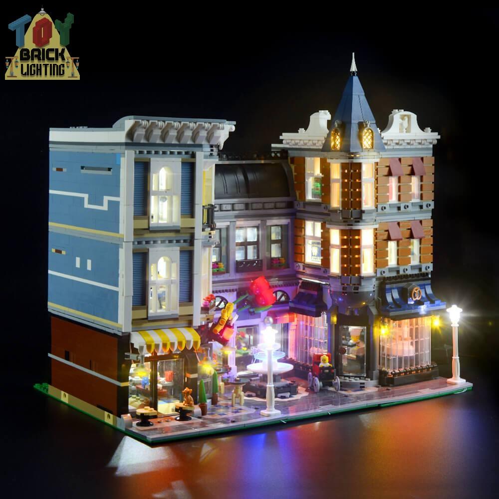 LED Light Kit For LEGO® Assembly Square (10255) - Toy Brick Lighting