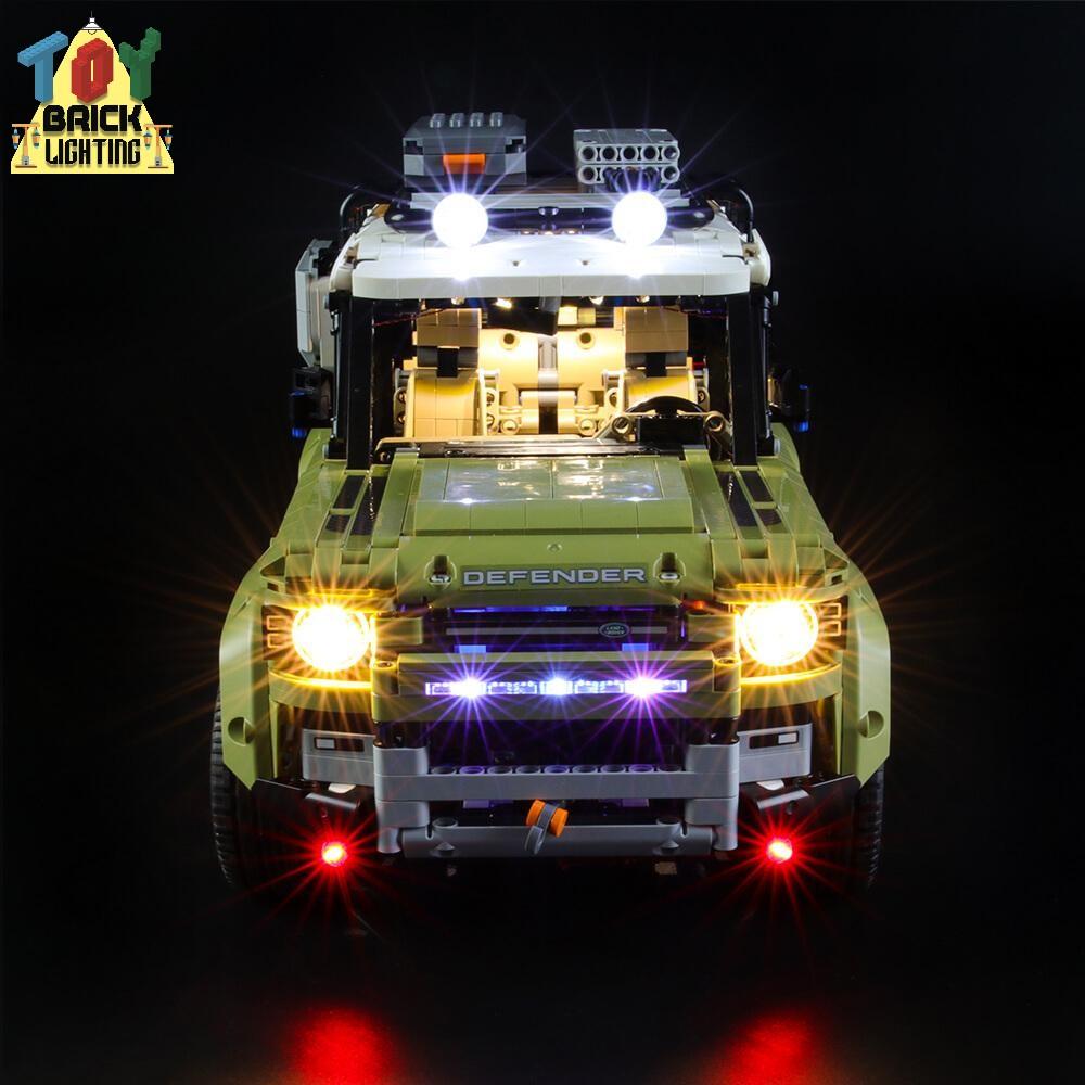 LED Light Kit for LEGO® Technic Land Rover Defender (42110) - Toy Brick Lighting