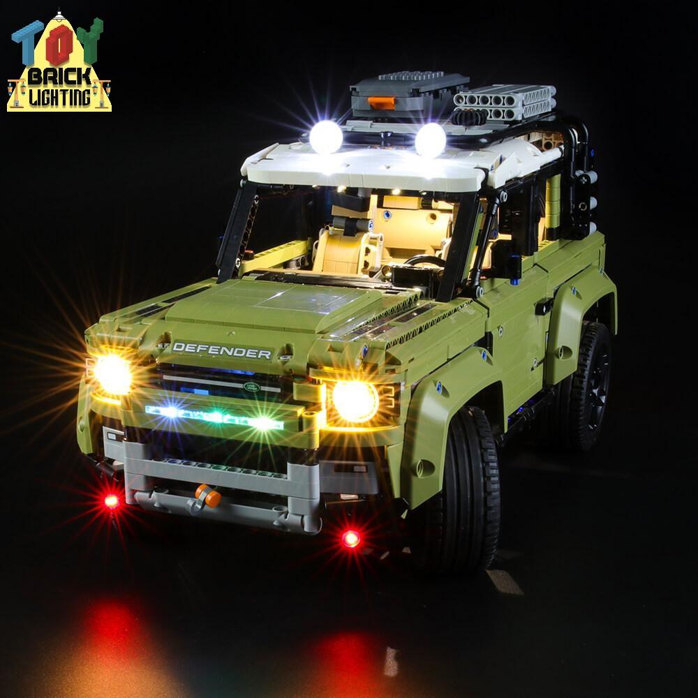 LED Light Kit for LEGO® Technic Land Rover Defender (42110) - Toy Brick Lighting