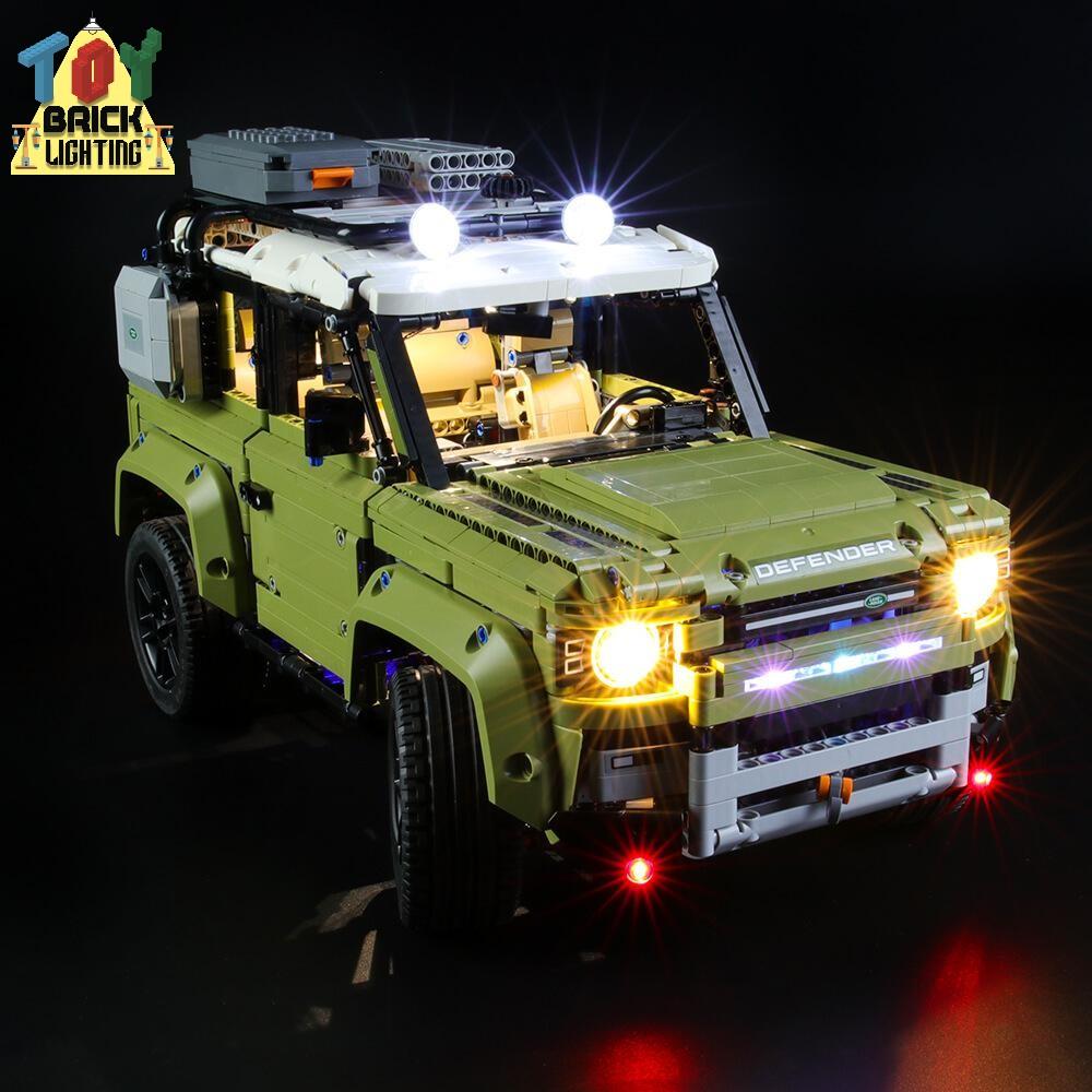 LED Light Kit for LEGO® Technic Land Rover Defender (42110) - Toy Brick Lighting