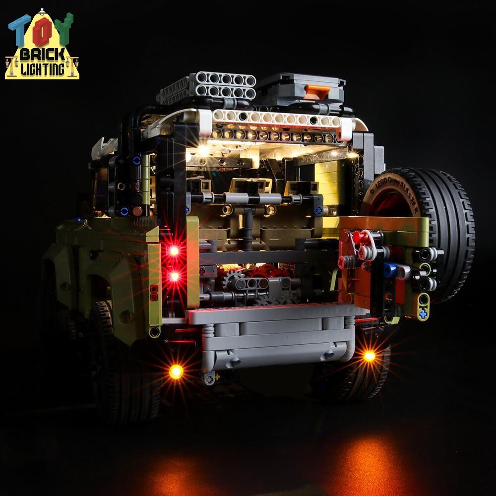 LED Light Kit for LEGO® Technic Land Rover Defender (42110) - Toy Brick Lighting