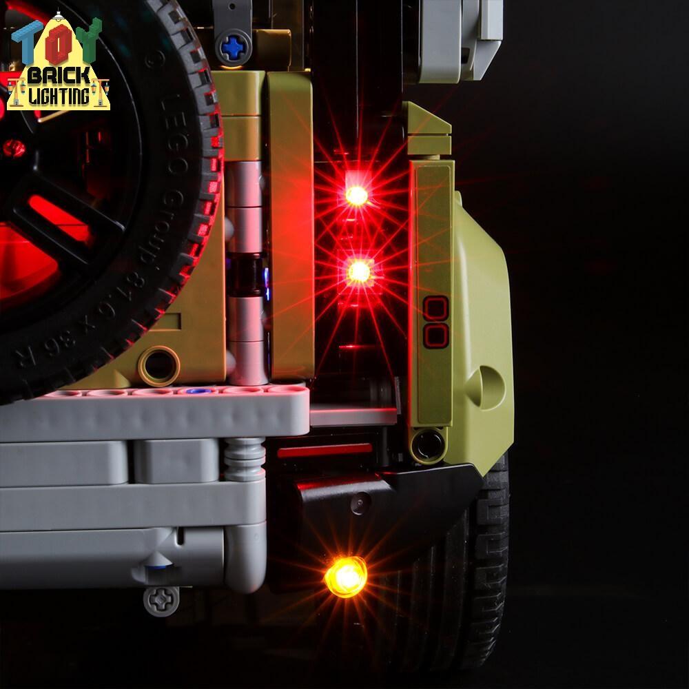 LED Light Kit for LEGO® Technic Land Rover Defender (42110) - Toy Brick Lighting