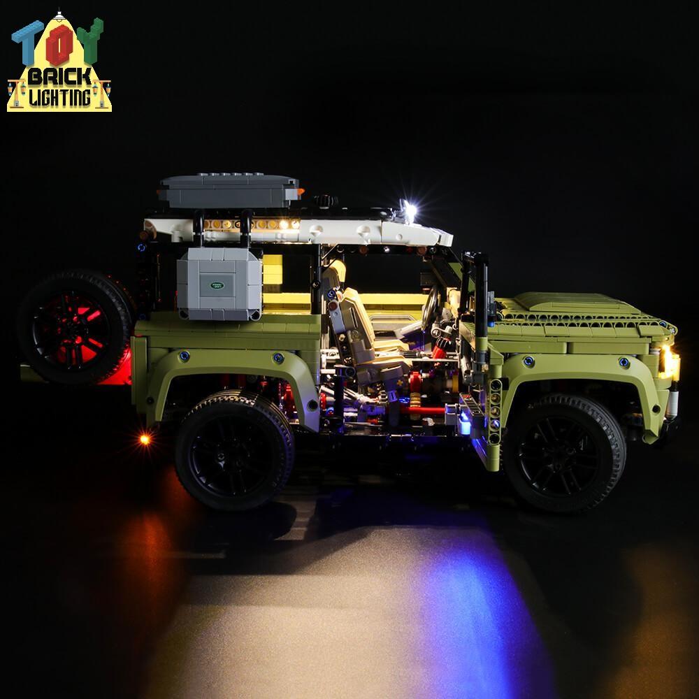 LED Light Kit for LEGO® Technic Land Rover Defender (42110) - Toy Brick Lighting