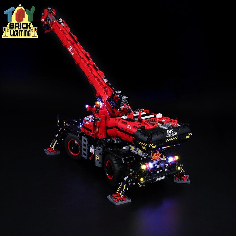 LED Light Kit for LEGO® Technic Rough Terrain Crane (42082) - Toy Brick Lighting