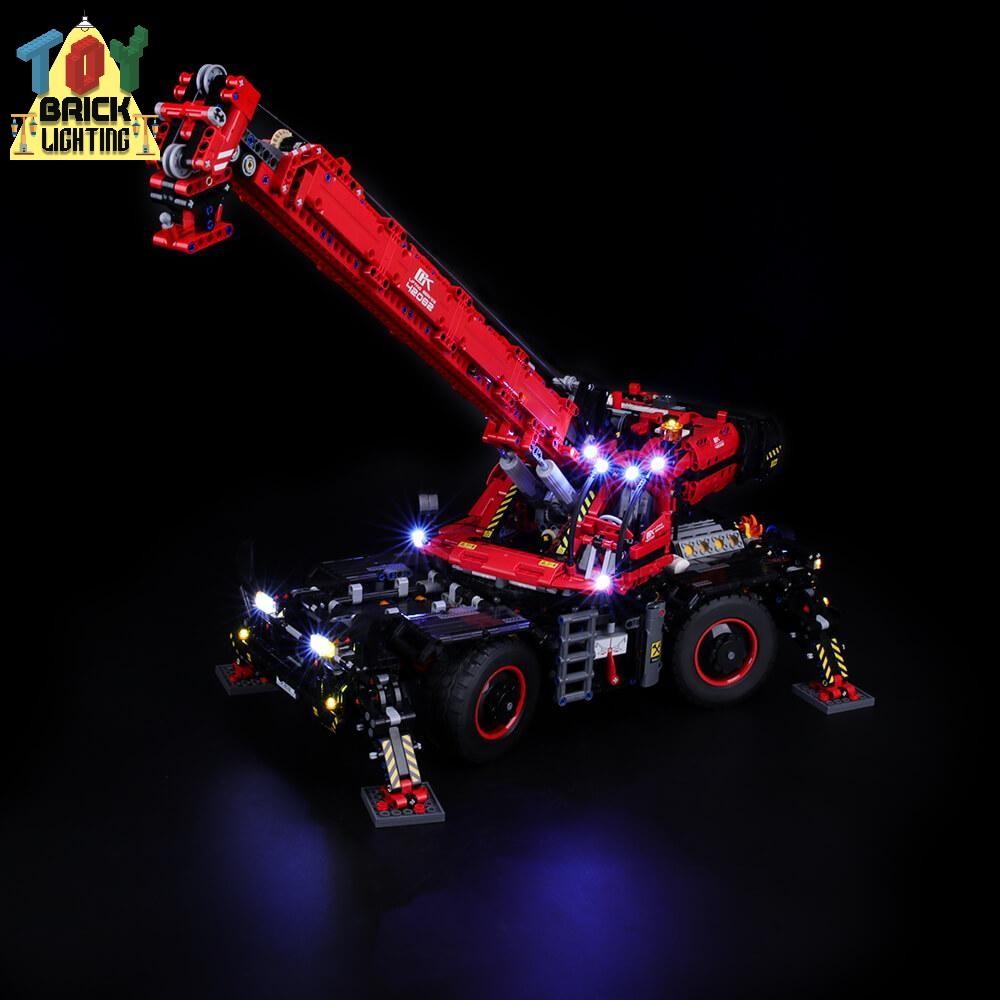 LED Light Kit for LEGO® Technic Rough Terrain Crane (42082) - Toy Brick Lighting