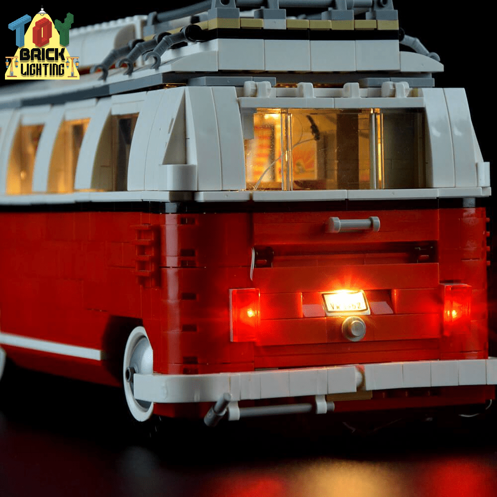 Volkswagen T1 Lego Camper Moc VW T1 Combi Campervan 2549pcs