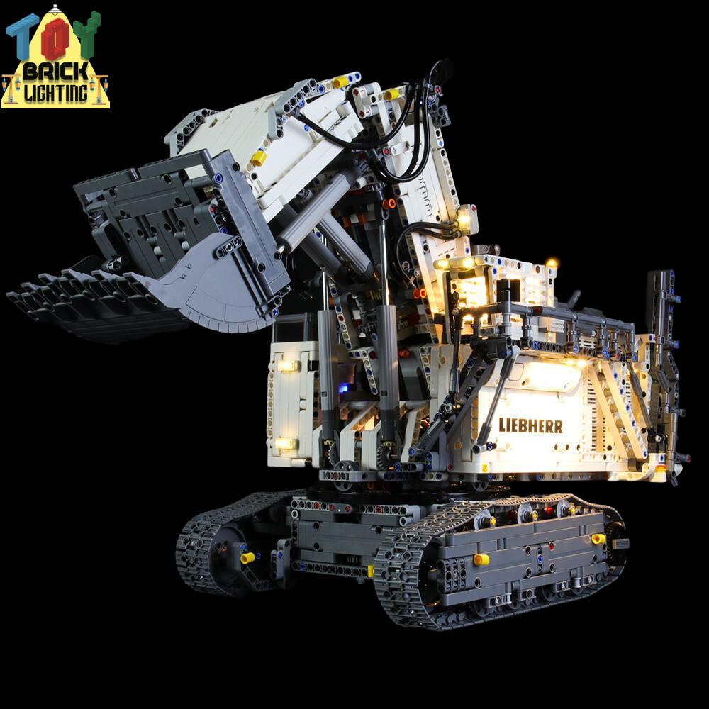 LED Light Kit for Technic Liebherr R 9800 Excavator (42100) - Toy Brick Lighting