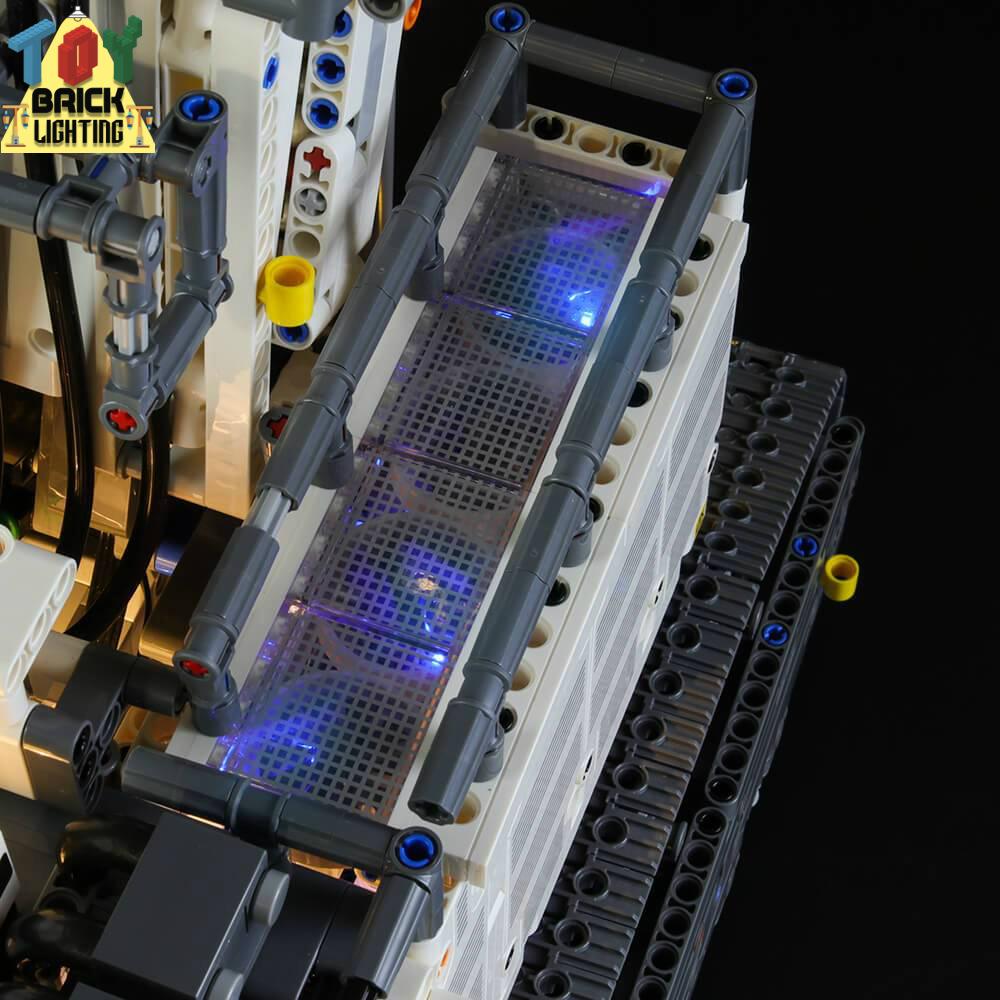 LED Light Kit for Technic Liebherr R 9800 Excavator (42100) - Toy Brick Lighting