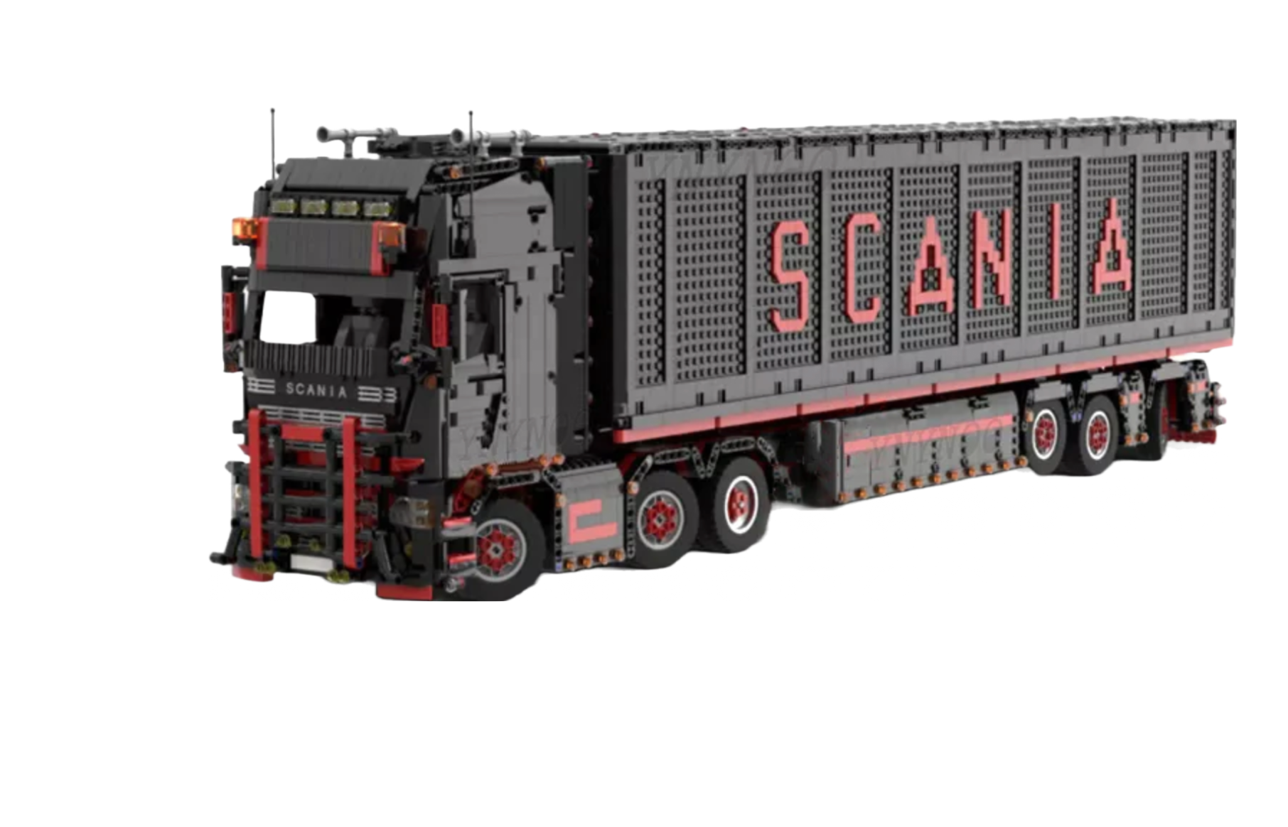 Scania R620 Truck Trailer Combo Deal MOC Brick Set