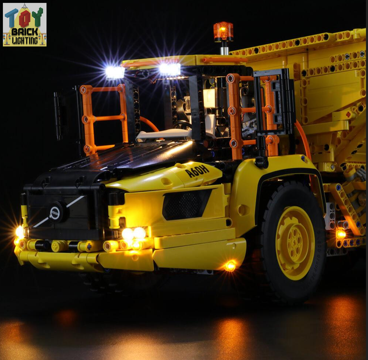 Lego Volvo Dump Truck LED Light Kit For Technic Volvo 6x6