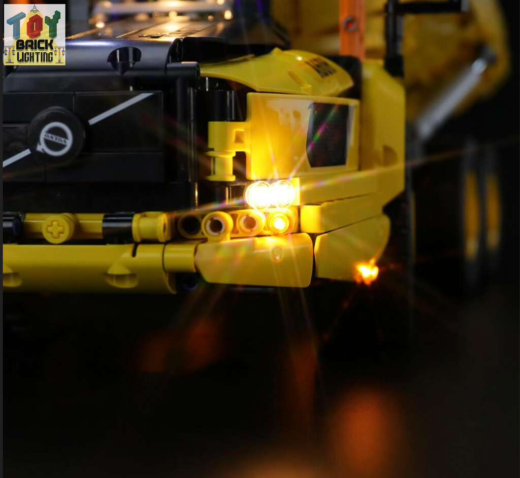 LED Light Kit for Technic Volvo 6x6 Dumptruck (42114) - Toy Brick Lighting
