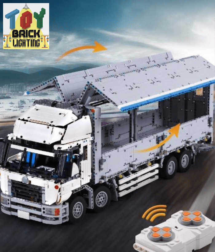 Wing Body Truck Technic Powered MOC Brick Set - Toy Brick Lighting