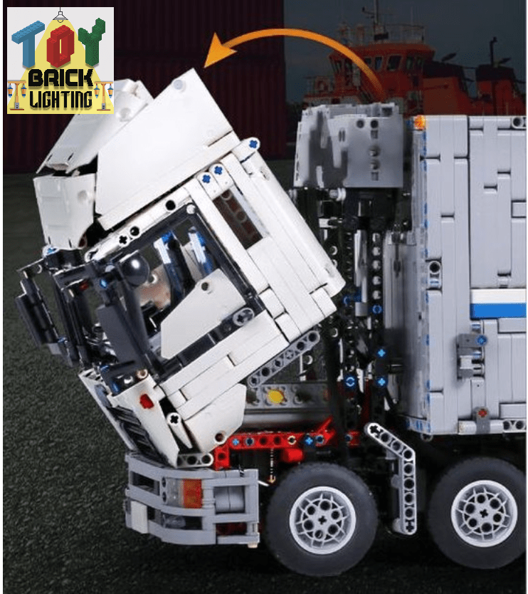 Wing Body Cargo Truck Technic Powered MOC Brick Set