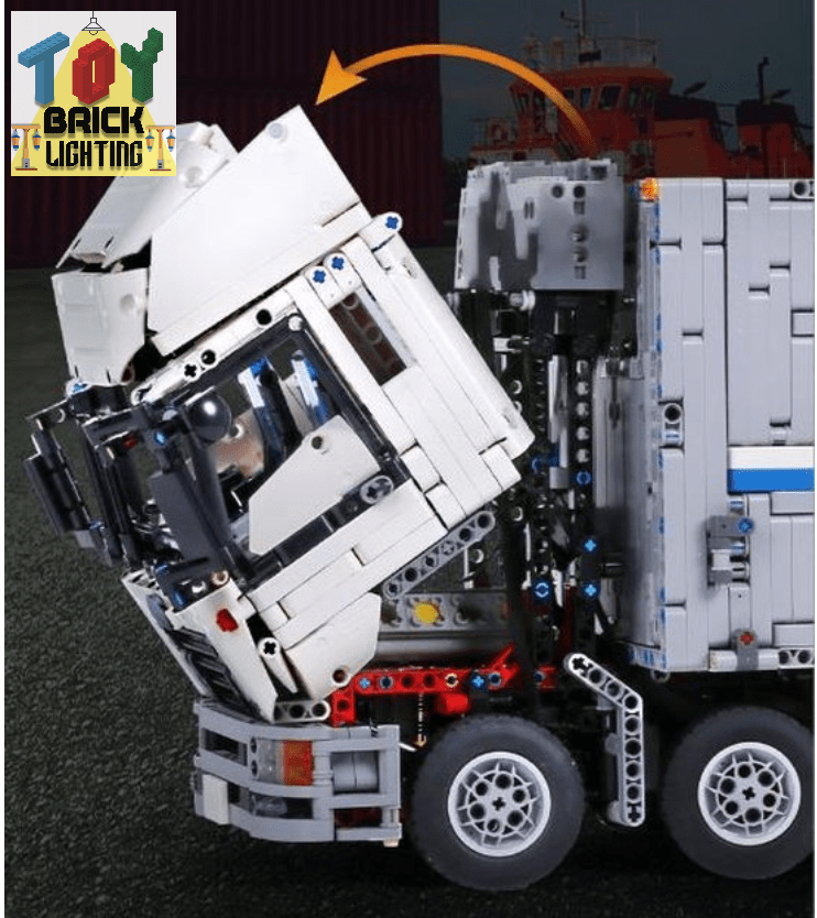 Wing Body Truck Technic Powered MOC Brick Set - Toy Brick Lighting