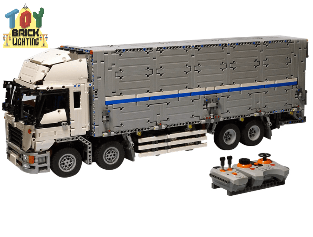 Wing Body Truck Technic Powered MOC Brick Set - Toy Brick Lighting