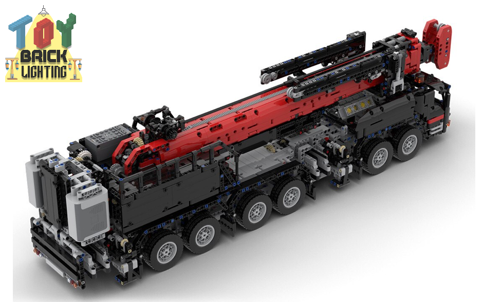 Remote Control Grove GMK 6400 Mobile Crane w/ 1.5m Arm Technical Power ...