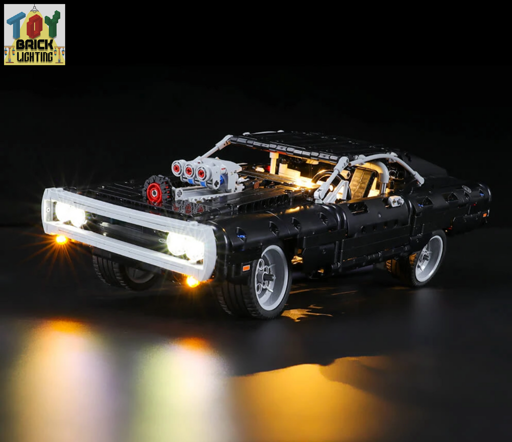 LED Light Kit for LEGO® Dom's Dodge Charger (42111) - Toy Brick Lighting