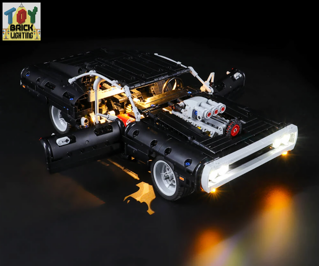 LED Light Kit for LEGO® Dom's Dodge Charger (42111) - Toy Brick Lighting