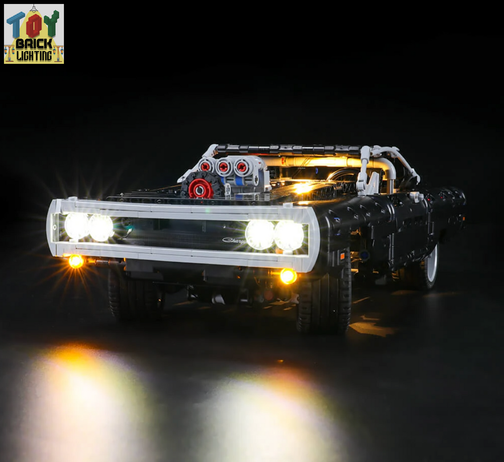 LED Light Kit for LEGO® Dom's Dodge Charger (42111) - Toy Brick Lighting