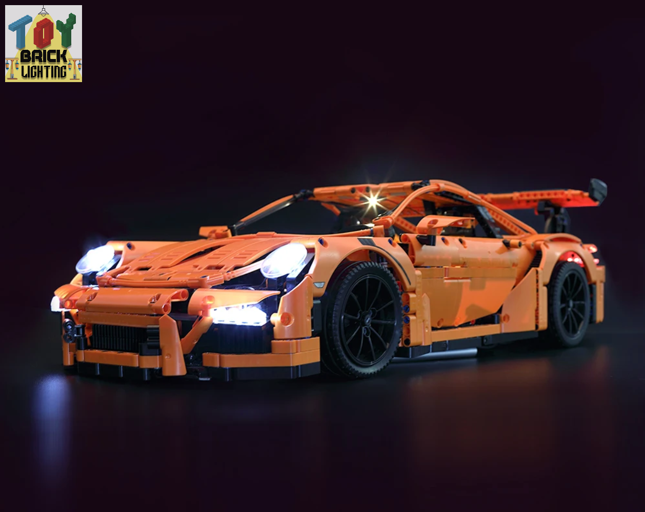 LED Light Kit for LEGO® Technic Porsche 911 GT3 RS (42056) – Toy