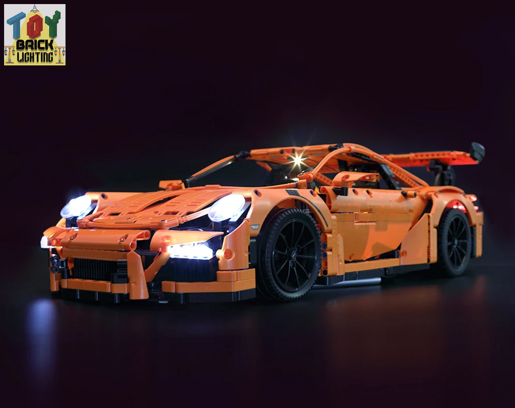 LED Light Kit for LEGO® Technic Porsche 911 GT3 RS (42056) - Toy Brick Lighting