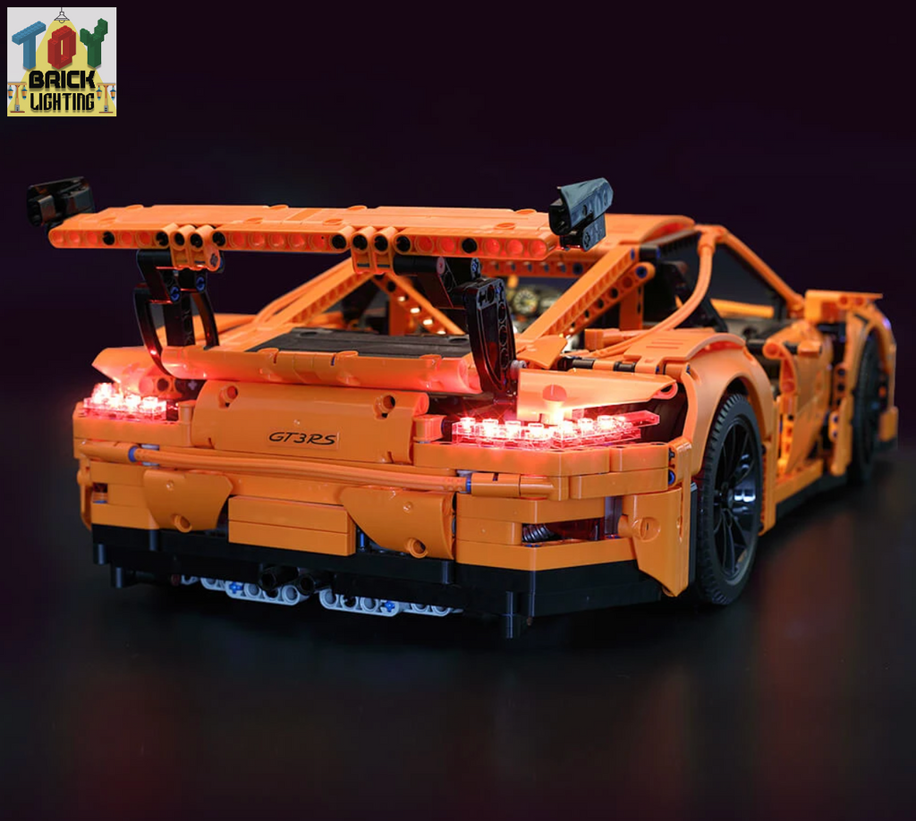 LED Light Kit for LEGO® Technic Porsche 911 GT3 RS (42056) - Toy Brick Lighting