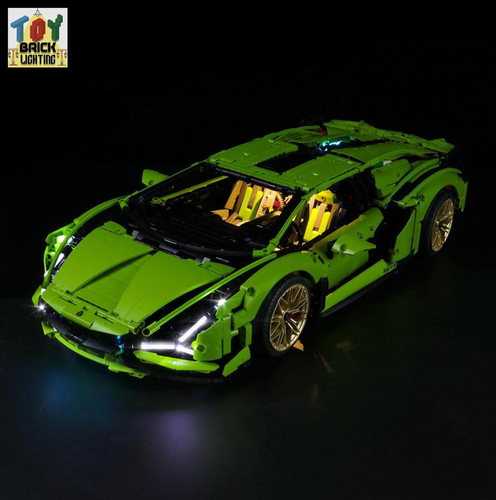 LED Light Kit for LEGO® Technic Lamborghini Sián (42115) - Toy Brick Lighting