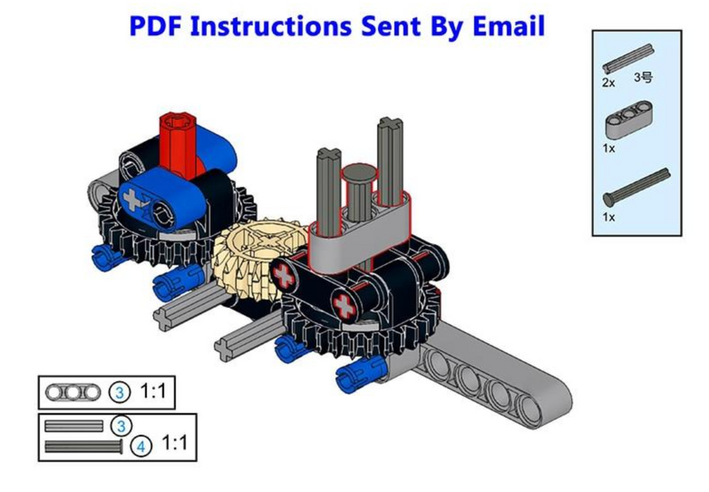 V42 Engine Technical Powered MOC Brick Set - Toy Brick Lighting