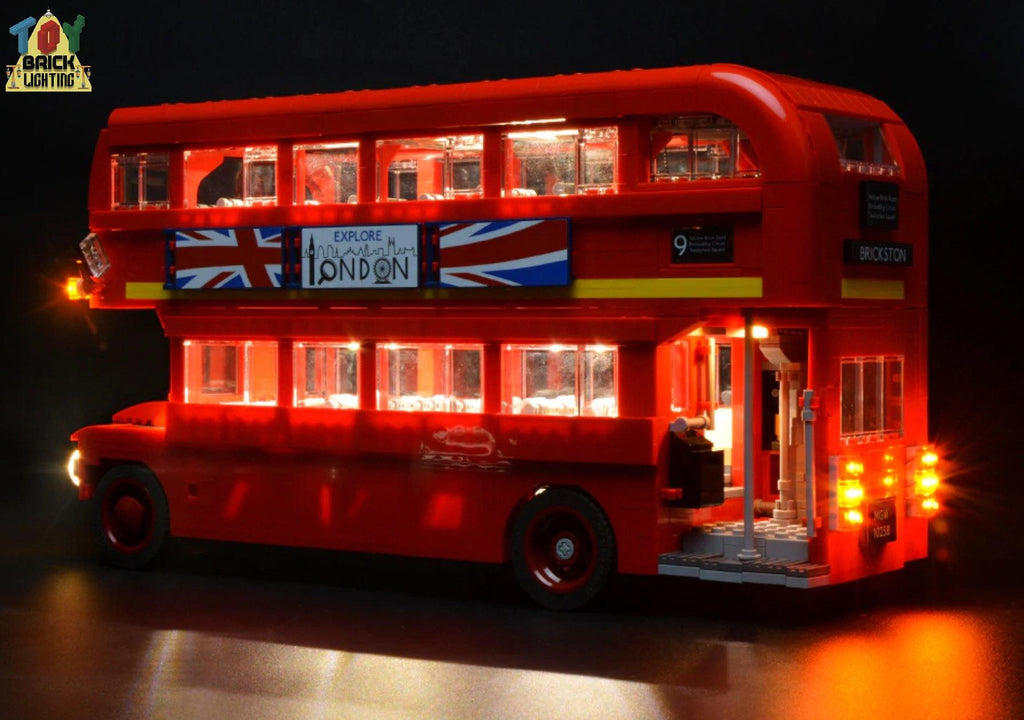 Led Light Kit for LEGO® Creator London Bus (10258) - Toy Brick Lighting