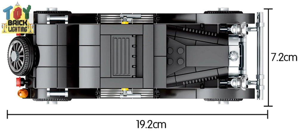 Classic Car Brick Set - Toy Brick Lighting