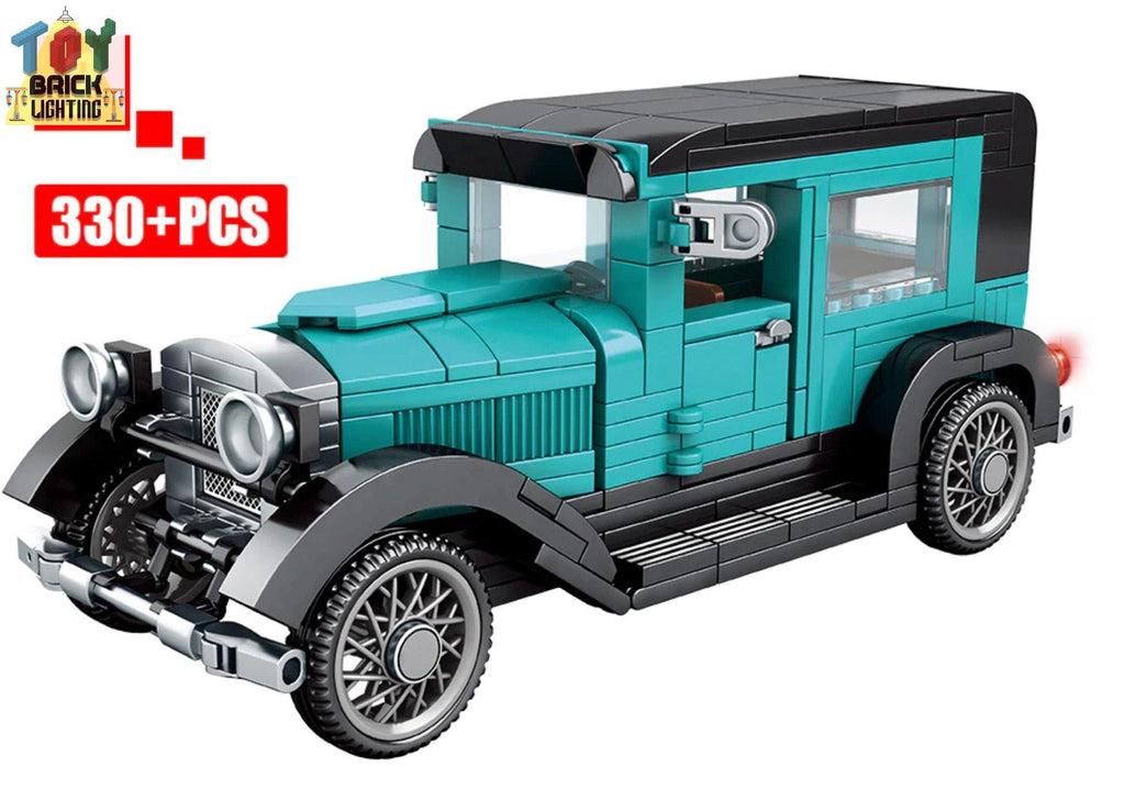 Classic Car Brick Set - Toy Brick Lighting