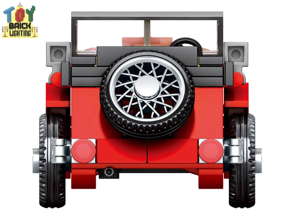 Classic Car Brick Set - Toy Brick Lighting