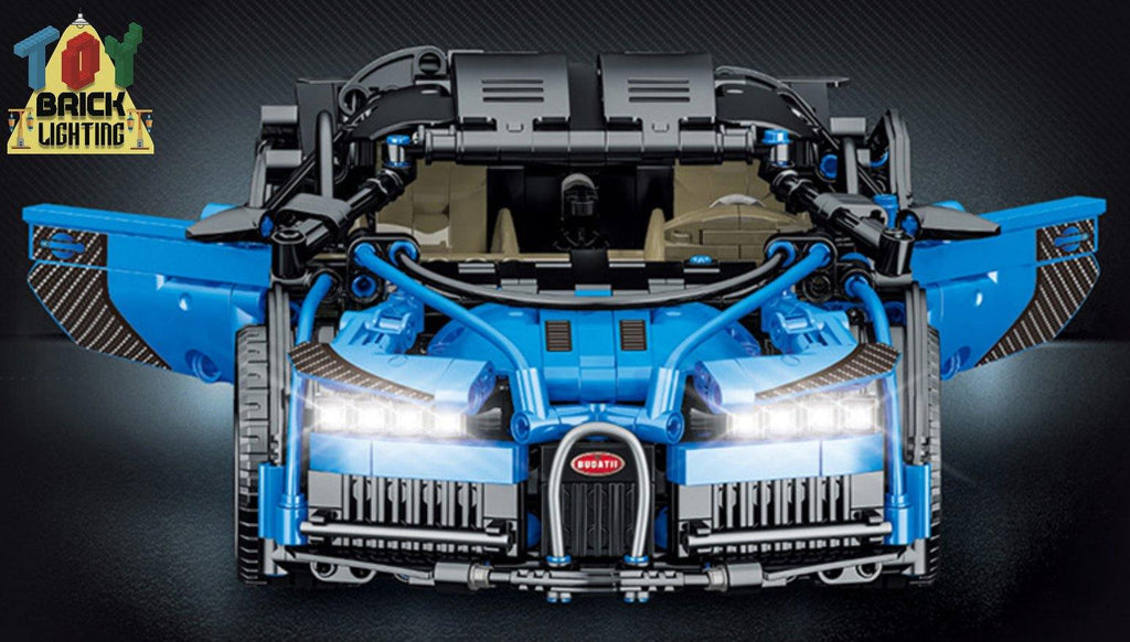 Bugatti Cheyron MOC Brick Kit - Toy Brick Lighting