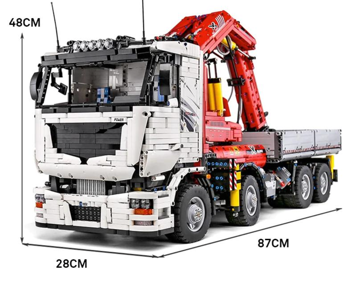Remote Controlled Crane Truck / Pneumatic / Technical Powered