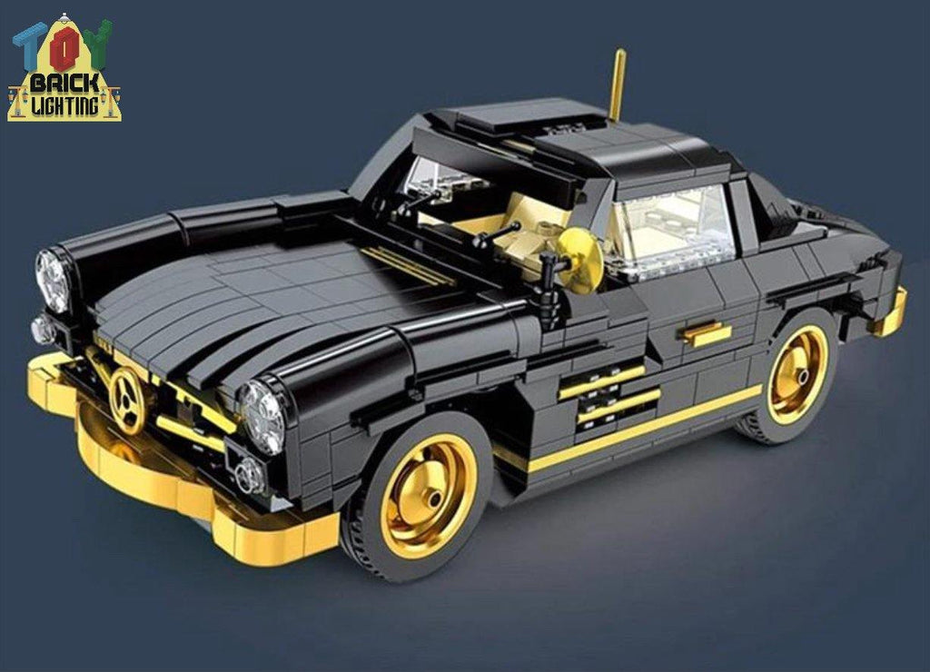 Classic Gullwing MOC Brick Set - Toy Brick Lighting