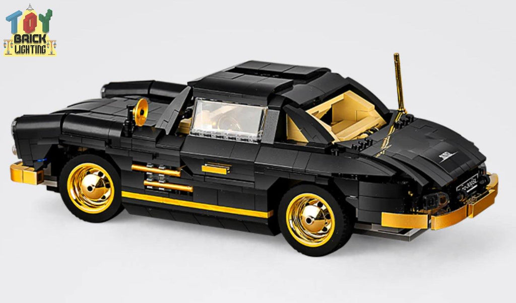 Classic Gullwing MOC Brick Set - Toy Brick Lighting