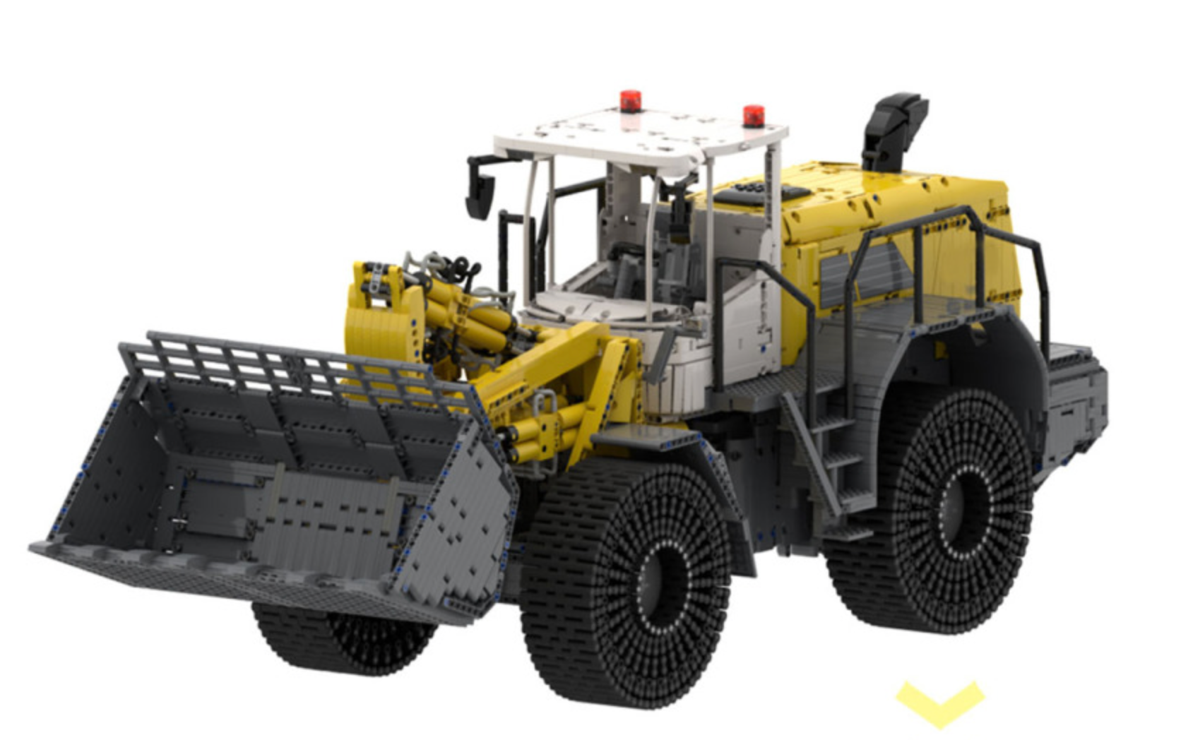 Liebherr L586 Xpower Loader Technical Powered MOC Brick Set