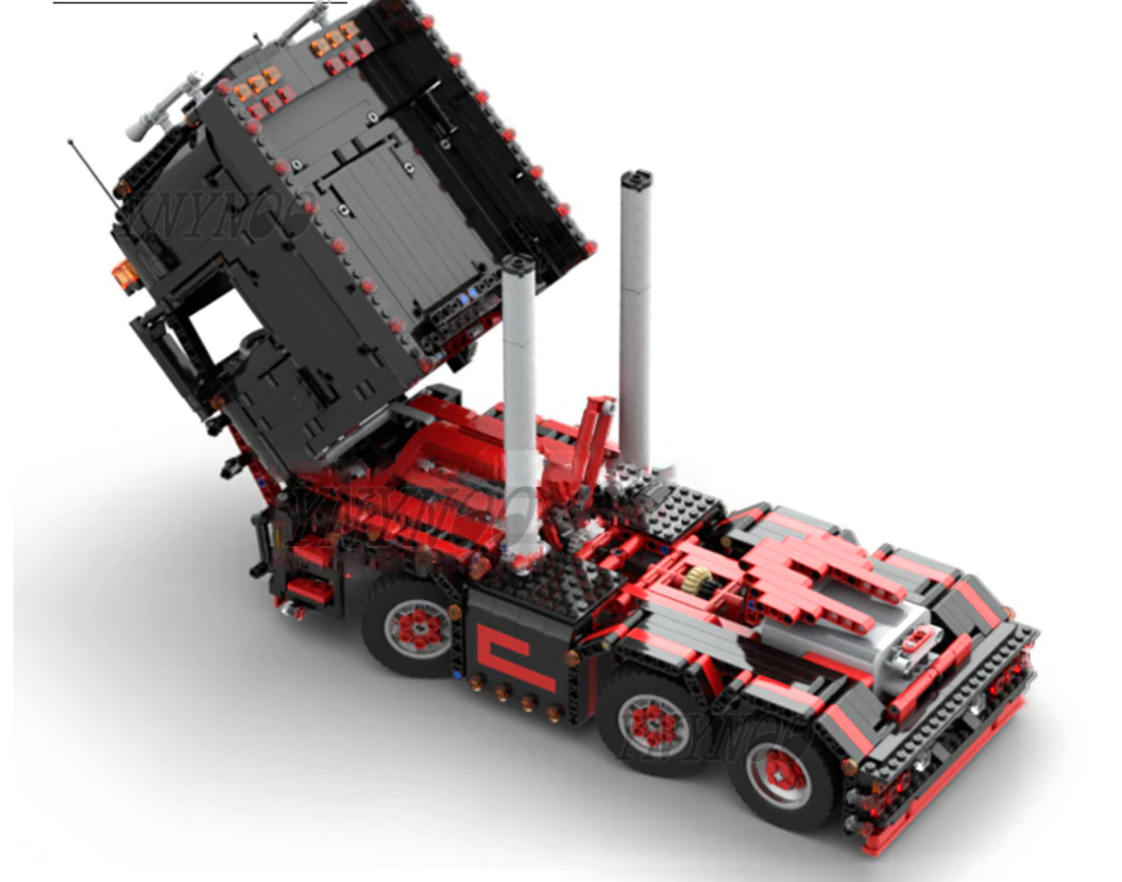 Scania R620 Truck Trailer Combo Deal MOC Brick Set