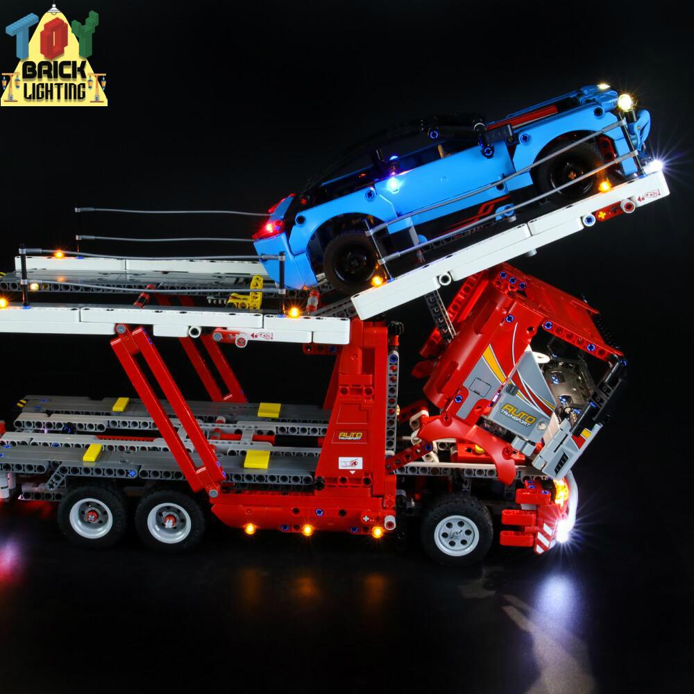 LED Light Kit for LEGO® Technic Car Transporter (42098) - Toy Brick Lighting