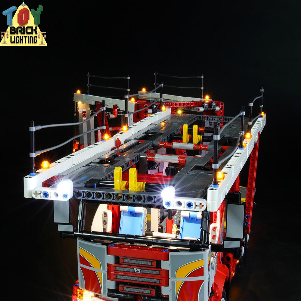 LED Light Kit for LEGO® Technic Car Transporter (42098) - Toy Brick Lighting