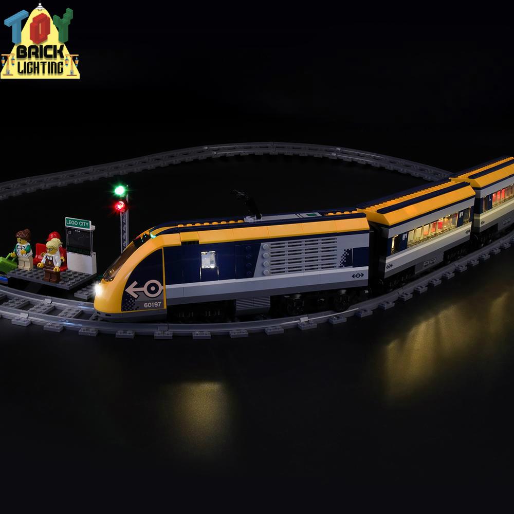 LED Light Kit For LEGO® City Passenger Train (60197) - Toy Brick Lighting