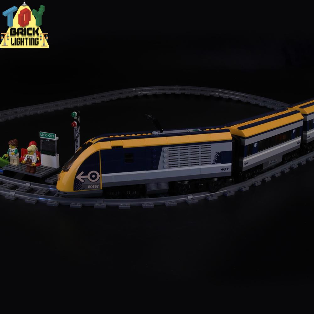 LED Light Kit For LEGO® City Passenger Train (60197) - Toy Brick Lighting