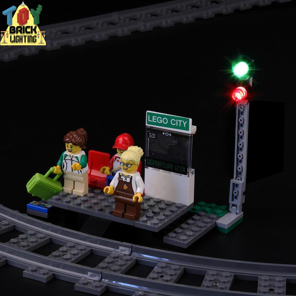 LED Light Kit For LEGO® City Passenger Train (60197) - Toy Brick Lighting