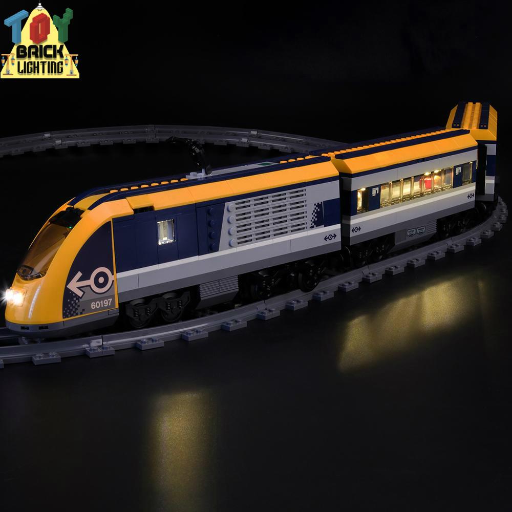 LED Light Kit For LEGO® City Passenger Train (60197) - Toy Brick Lighting