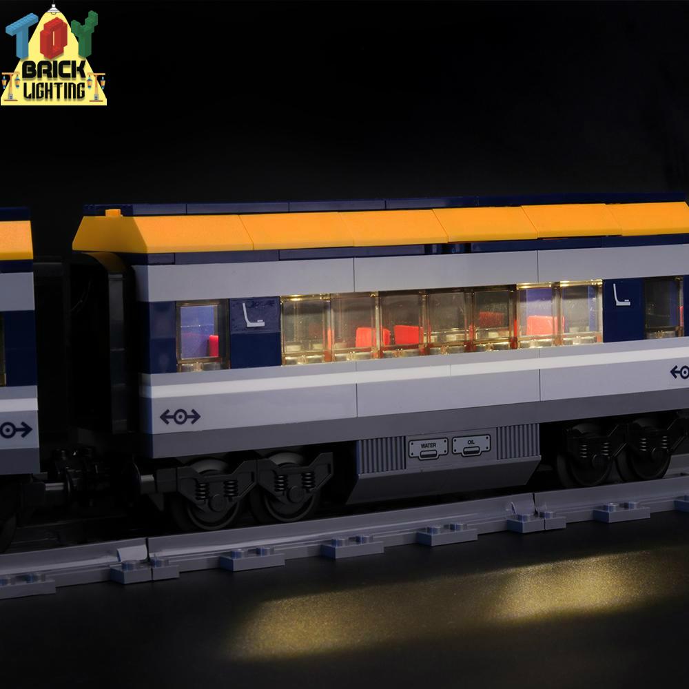 LED Light Kit For LEGO® City Passenger Train (60197) - Toy Brick Lighting