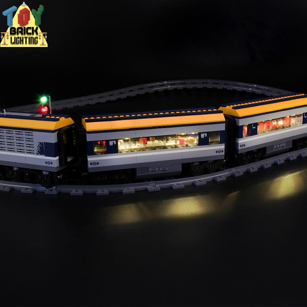 LED Light Kit For LEGO® City Passenger Train (60197) - Toy Brick Lighting