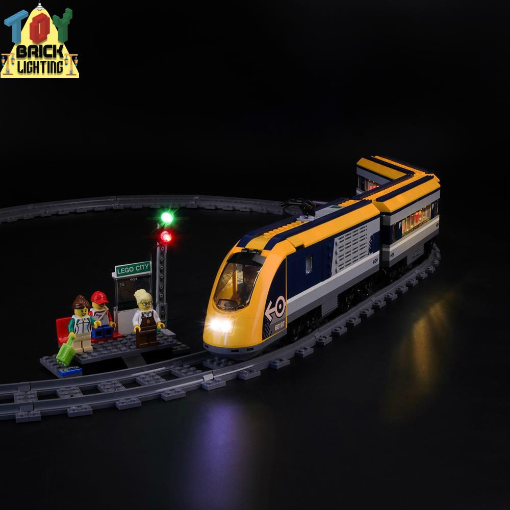 LED Light Kit For LEGO® City Passenger Train (60197) - Toy Brick Lighting